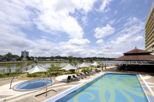 Swimming pool, Grand Margherita Hotel in Kuching