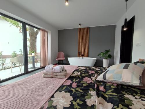 Book the Deluxe Double Room with Bath and Sauna Deluxe Double Room with Bath and Sauna