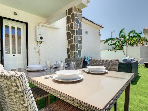 Erkély/terasz, Villa with Private Pool - 6409 in Los Urrutias