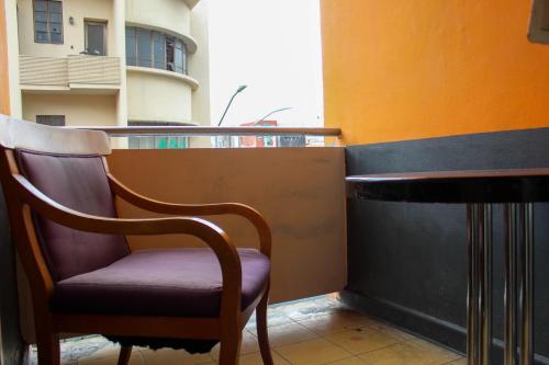 balkon/terras, Hotel Regis in Monterrey