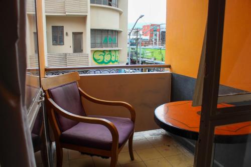 balkon/terras, Hotel Regis in Monterrey