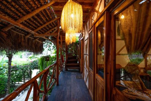 Entrance, Hostal Rutamar in Canoa