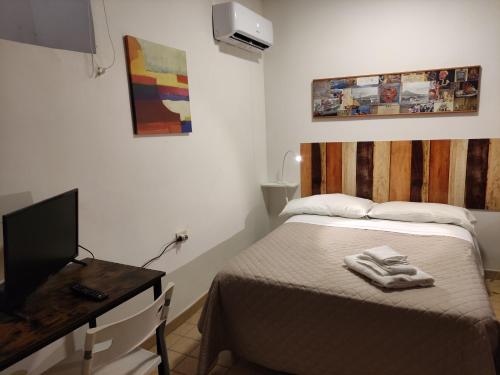 1 double bed
