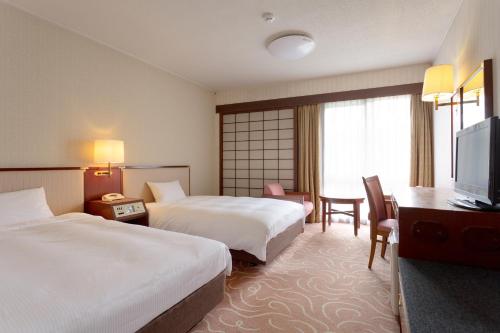 Twin Room with Garden View - Non-Smoking