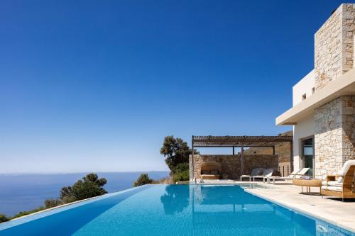 Melampes Villa, Seaview Escape, Heated Pool & Spa, By ThinkVilla gîte à louer Mélambes