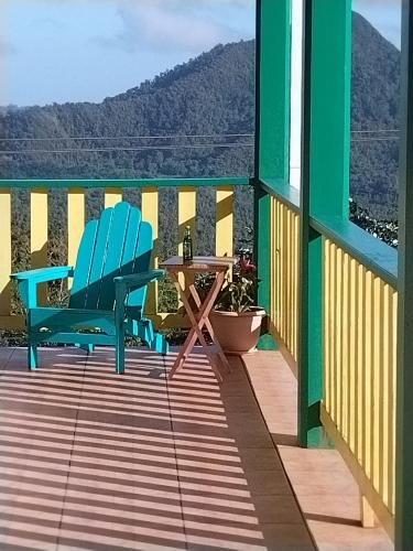 Balcony/terrace, Trois Piton Apartments in Portsmouth