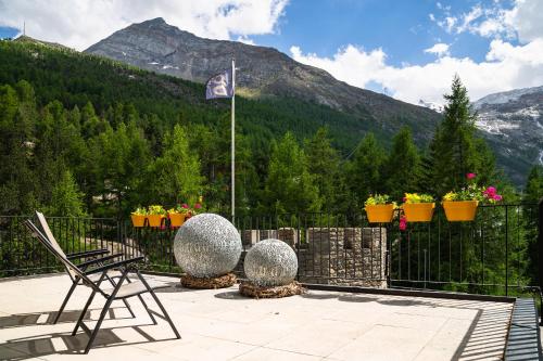 Terraza/balcón, Boutique Hotel La Gorge in Saas-Fee