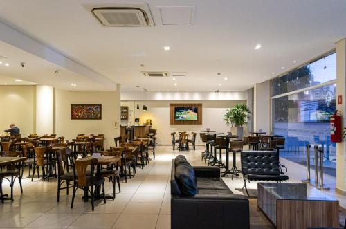 餐廳, Hotel Malibu Inn Campinas in 坎皮納斯