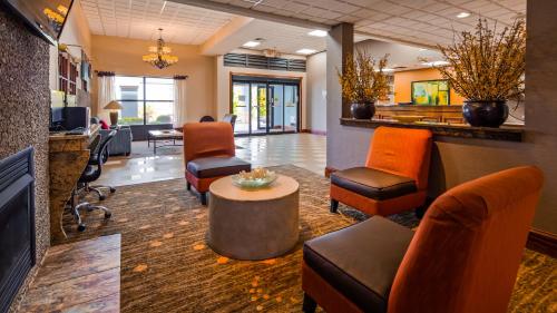 ロビー, Sky Point Hotel & Suites Atlanta Airport in ハーツフィールド/ジャクソンアトランタ国際空港
