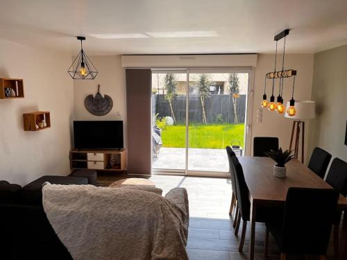 Maison chaleureuse avec cheminée gîte à louer Baie de Canche