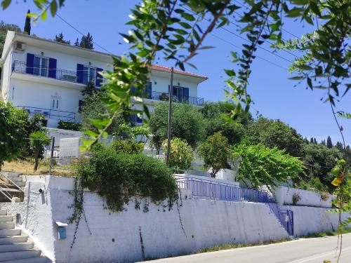 Blue and White Apartments