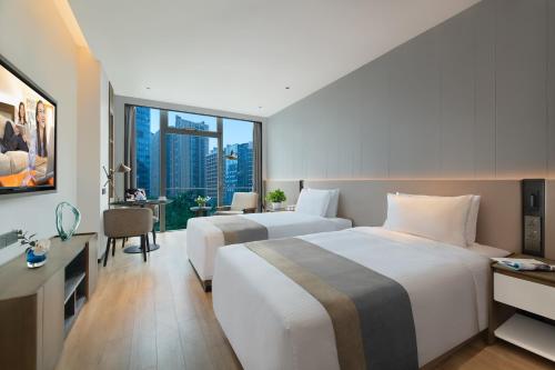 2 twin beds