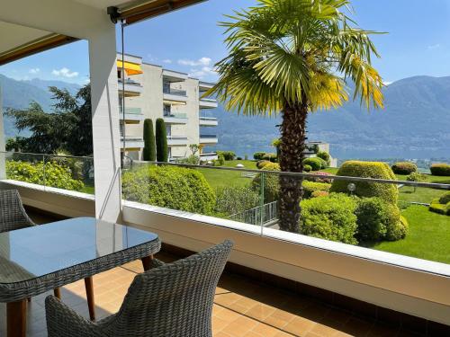 Balcony/terrace, Locarno-Monti: Solemonte Apt.103 in Monti Trinita
