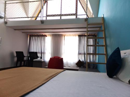 1 double bed