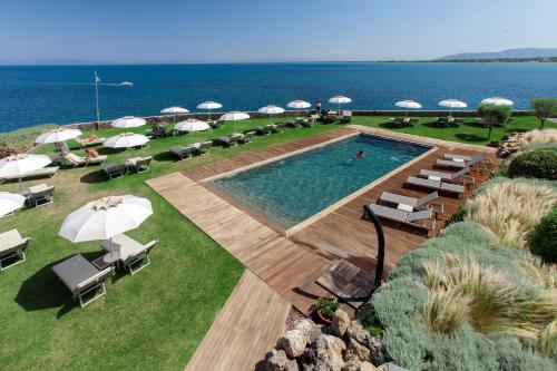 수영장, Hotel Villa Domizia in 포르토 산토 스테파노