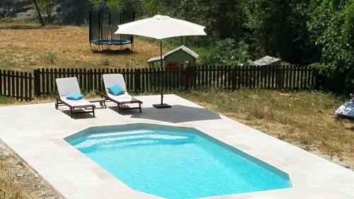 Maison avec piscine idéale familles gîte à louer Bragassargues