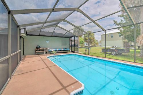 Hernando Beach Home with Pool and Canal Access!