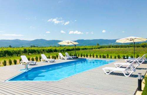 Πισίνα, Finca Idoize Camping Hotel in Kvemo Alvani