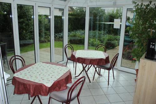 共用Lounge/電視區, Bodensee Unterkunft in 貝馬丁根