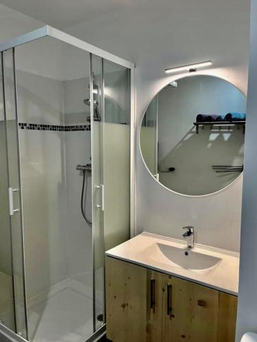 Ванна кімната, Superbe studio lumineux haut de gamme tout confort in Дрансі