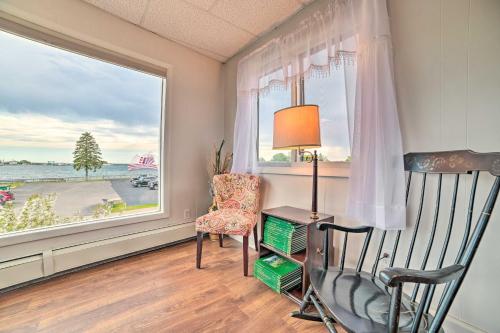 Walkable St Ignace Condo with Lake Huron Views