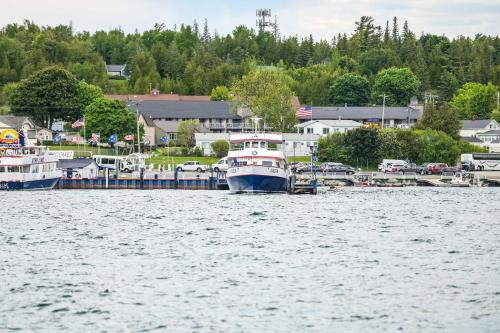 Walkable St Ignace Condo with Lake Huron Views