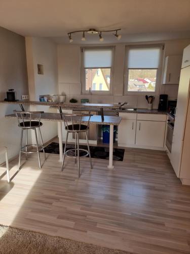 Konyha, Ferienwohnung Söhreblick (Ferienwohnung Sohreblick) in Sohrewald