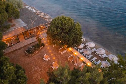 Restaurant, Pino Mar Luxury Bungalows in Erdek