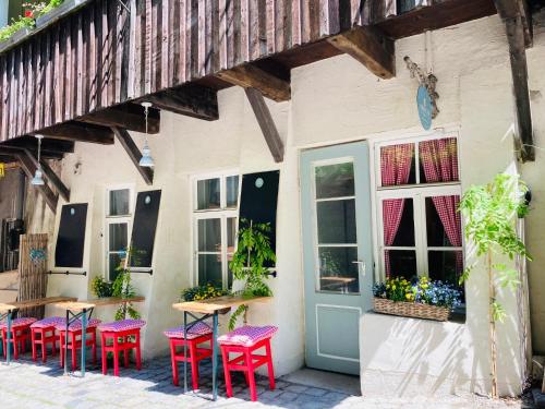 A szálláshely kívülről, Pension Chapeau in Landsberg am Lech