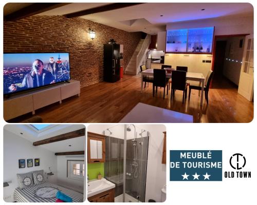 Chambre d'Hôtes sde, wc privé climatisé dans loft 80m2 Espace commun avec les habitants Salon et cuisine - Pension de famille - Toulon