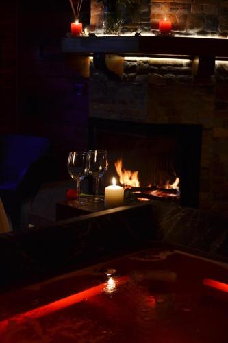Mini spa in chalet bosco e trullo – Cisternino, AR