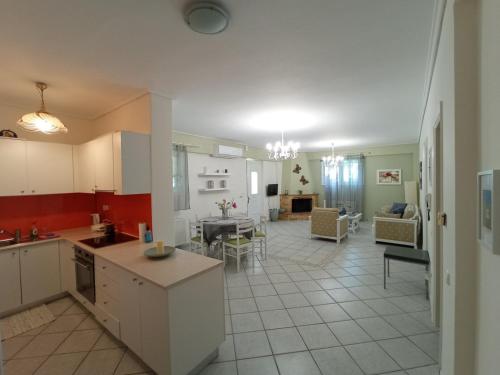 Flat with garden near sea, port and airport, Artemida (foto 3)