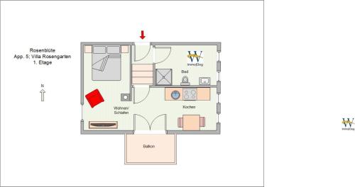 Ferienwohnung 5 Rosenblüte - image 11