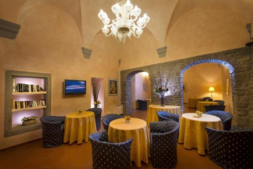 Közös társalgó / TV, Hotel Italia Cortona in Cortona