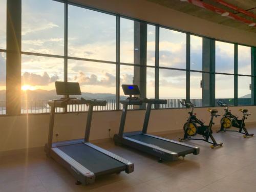 fitnesscentrum, Sunset Seaview Vacation Condos @ Jesselton Quay in Kota Kinabalu