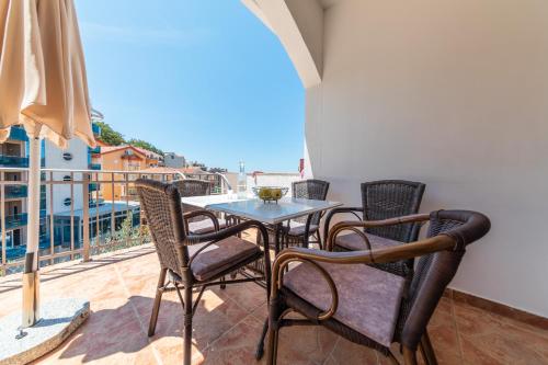 Erkély/terasz, Olive Garden Apartments in Przno