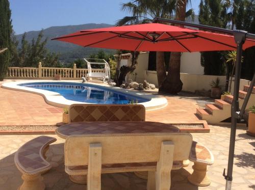  Spacious 3-bedroom villa with private pool in Benigembla, Spain. in Murla