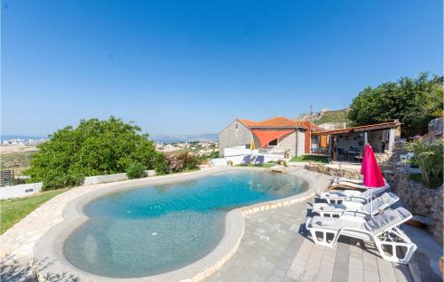 Nice Home In Kucine With Wifi, Private Swimming Pool And Outdoor Swimming Pool