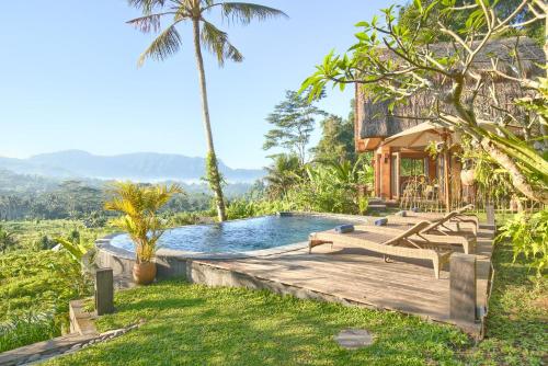 Romantic Barn with Mt. Agung Views Bali