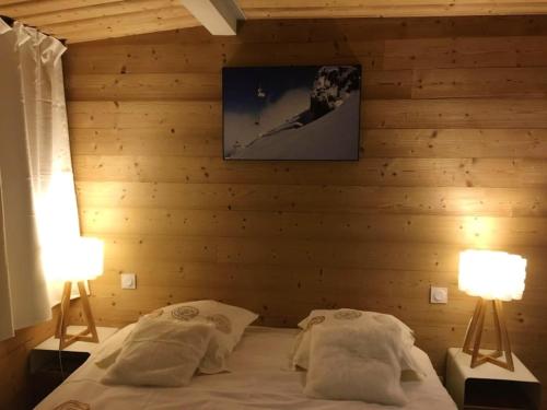 Chalet de 4 chambres avec jardin et wifi a La Lechere a 1 km des pistes