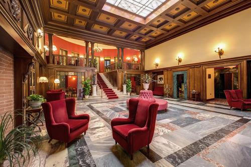 Empfangshalle, Grand Hotel Villa Politi in Syracuse