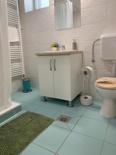 Bathroom, Bazsalikom Vendeghaz in Sarospatak