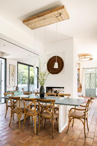 ห้องอาหาร, Altanure Casa Terra - Ecological Boutique Stay in ซานโตเอสเตเวา