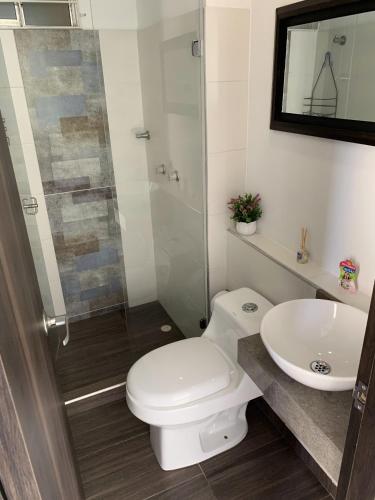 Bathroom, Mango Home in Ricaurte