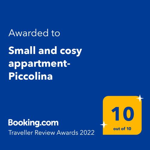 Small and cosy appartment- Piccolina