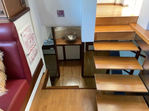 Bathroom, Cabine sur peniche a Bagatelle in Bois de Boulogne