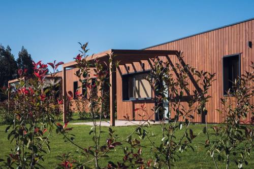 A szálláshely kívülről, Beche EcoCamp in Abegondo