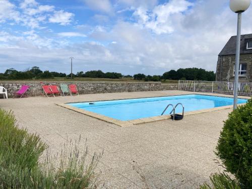 Appartement d'une chambre avec piscine partagee et jardin clos a Montmartin sur Mer a 2 km de la plage - Location saisonnière - Montmartin-sur-Mer