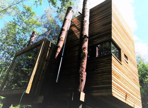 Treeloft adventure in nature for 4 people 10 gîte à louer Canger
