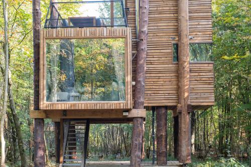 Treeloft adventure in nature for 4 people 6 gîte à louer Quérénaing